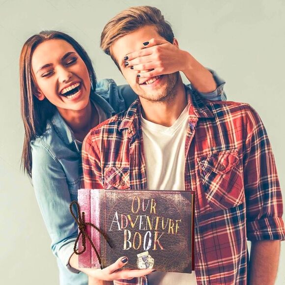 New “Our Adventure Book” Pixar “Up Movie” Scrapbooking Album 32 Pages & Stickers - Picture 5 of 6